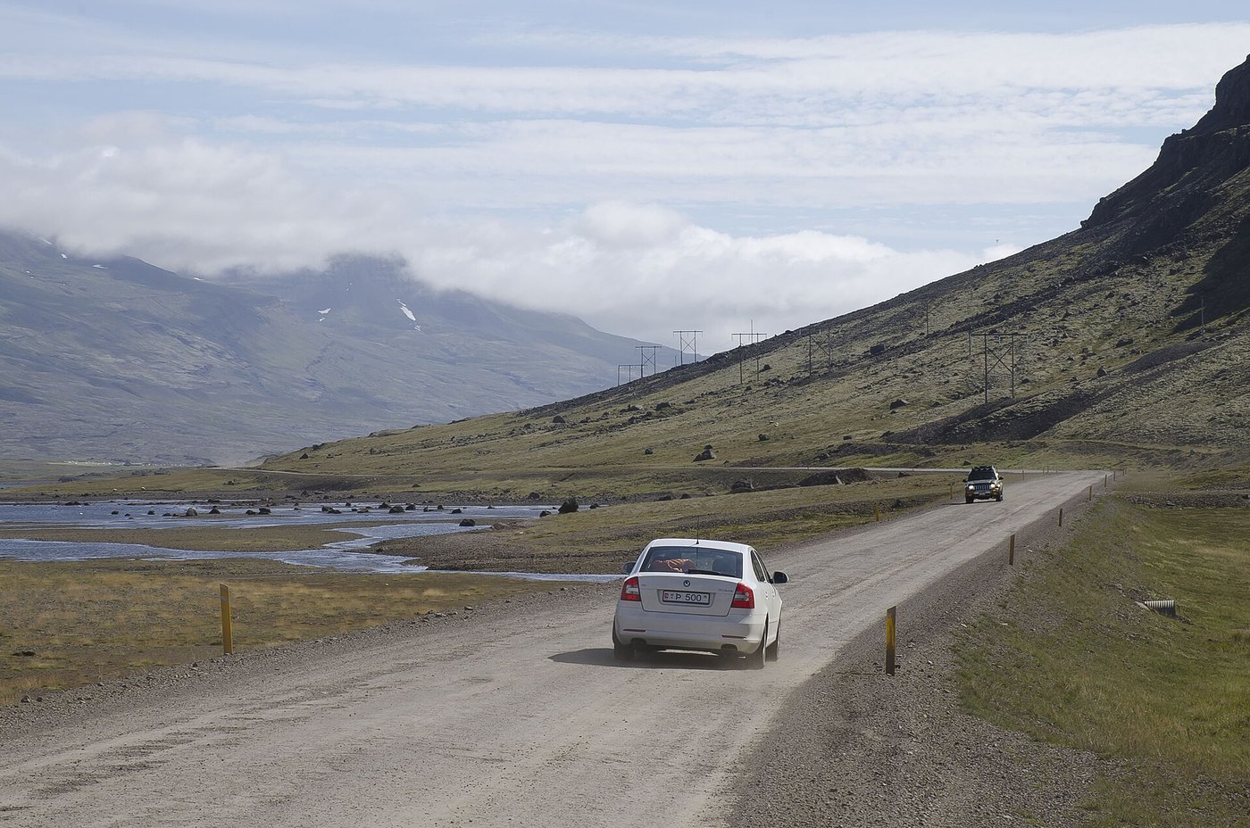 Car park and access road