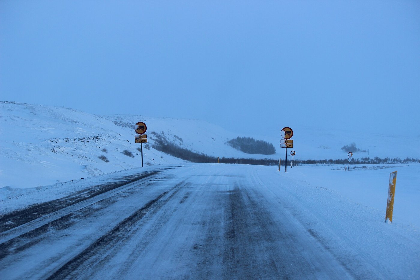 Route 1 in winter