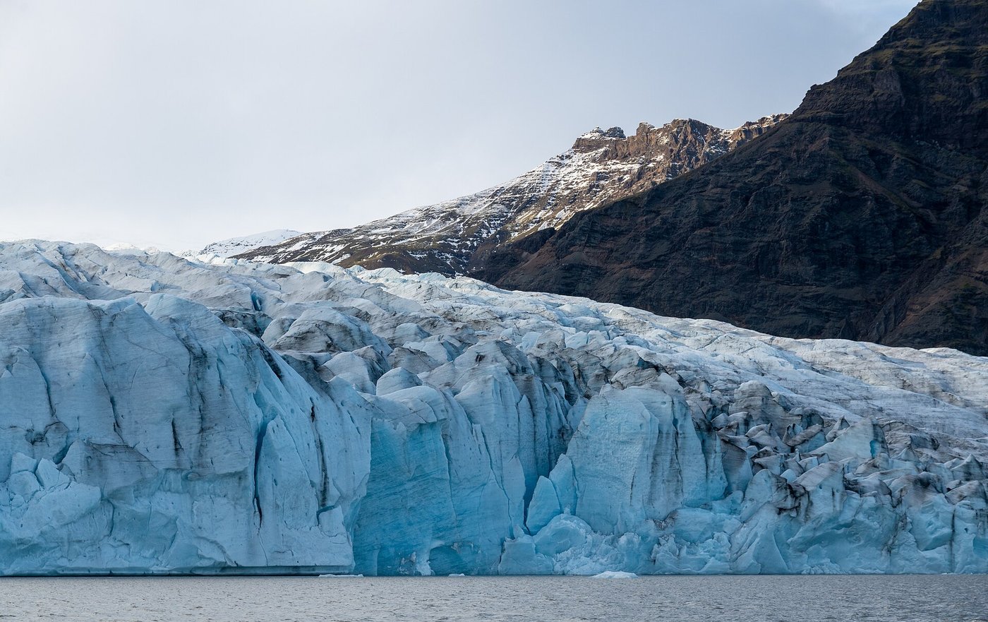 Glacier face, close